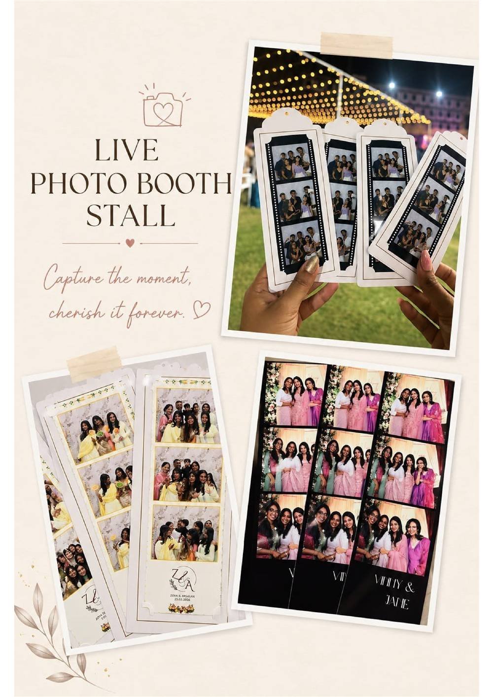 Live Photo Booth Carnival Stall — Carnival Artist wedding stall by Rajasthan Event Management